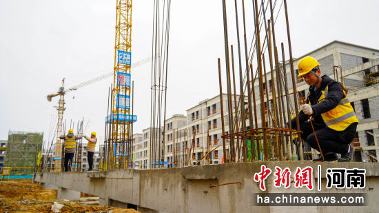 图为华牧生物医药产业园施工现场。惠济区委宣传部供图 图为华牧生物医药产业园施工现场。惠济区委宣传部供图