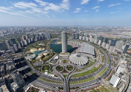这是2026年3月28日拍摄的河南省郑州市郑东新区中央商务区(无人机照片)。新华社记者李嘉南 摄 这是2026年3月28日拍摄的河南省郑州市郑东新区中央商务区(无人机照片)。新华社记者李嘉南 摄