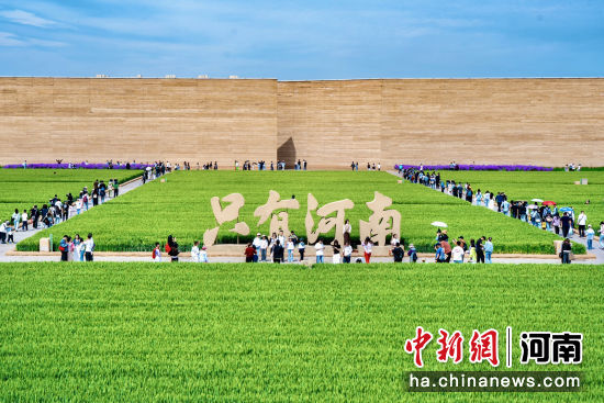 图为游客在只有河南·戏剧幻城游览。中牟新区党工委供图 图为游客在只有河南·戏剧幻城游览。中牟新区党工委供图
