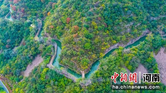 图为红旗渠风景区。红旗渠风景区供图 图为红旗渠风景区。红旗渠风景区供图