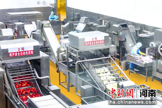 图为惠济区食品企业生产线。惠济区委宣传部供图 图为惠济区食品企业生产线。惠济区委宣传部供图
