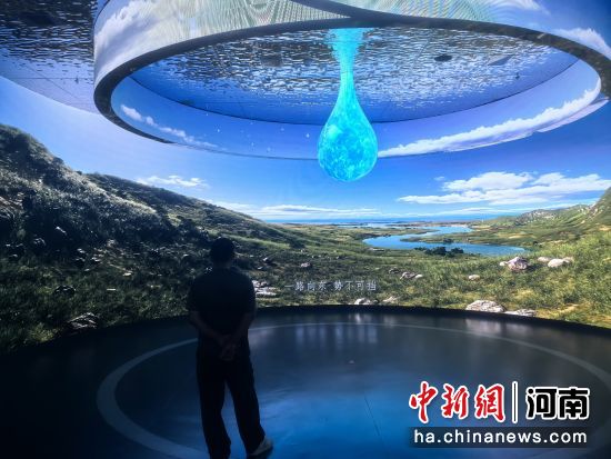 图为开封黄河悬河文化园裸眼3D影片。 图为开封黄河悬河文化园裸眼3D影片。